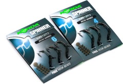 3ks - Hotový Náväzec Korda Spinner Hook Sections Kurv Barbed
