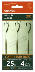 3ks - Hotový Náväzec Life Orange Carp Hair Rigs S1