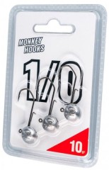 3ks - Jigová Hlavička Monkey Lures MNKY Raw 1/0