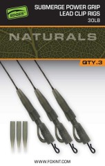3ks - Končna montaža Fox Edges Naturals Submerge Power Grip Rola Clip lideri