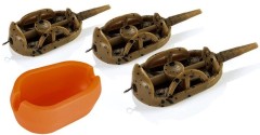 3ks Krmítek Filfishing Method Feeder Set + Formica