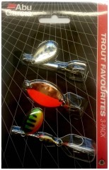 3ks Nástraha Blade Baits Abu Garcia Trout favourites in 3-pack