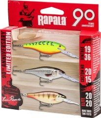 3ks - Sada Nástrah Rapala 90 Years Lure Kit Shad Rap
