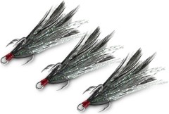 3ks - Trojháček Delphin B!rd Hook Triple Černá