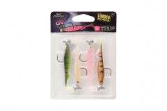 4 kom - Set Mamca Fox Rage Slick Shad Loaded UV