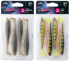 4ks - Gumová Nástraha Rage Ultra UV Slick Shad Single Colour Packs 11cm 4ks - Gumová Nástraha Rage Ultra UV Slick Shad Single Colour Packs 11cm