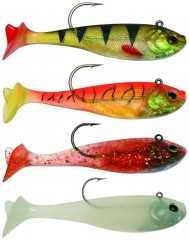 4ks - Gumová Nástraha s Háčkem ICE Fish 12cm 28gr