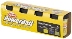 4ks Obalovací Těsto Berkley PowerBait® Trout Season Pack Summer 50gr