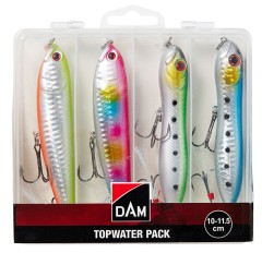 4ks - Sada Nástrah DAM Topwater Pack Box 10-11,5cm 16,5-22,5gr 4ks - Sada Nástrah DAM Topwater Pack Box 10-11,5cm 16,5-22,5gr