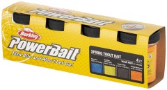 4ks Těsto na pstruhy Berkley PowerBait Trout Dough Seasons 4-pack
