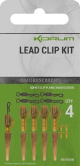 4ks - Zatvarači Korum Smokescreen Lead Clip Kit