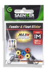 5 kom - Karabina Saenger s perlicom Feeder & Float Slider