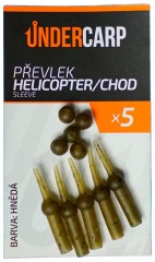 5 kom - Prevlek UnderCarp Helicopter/Chod Rukav Smeđa