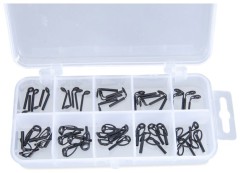 50ks Sada očiek Iron Claw 1,0-1,8mm 50ks Sada očiek Iron Claw 1,0-1,8mm