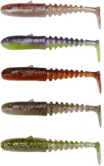 5kom - Gumeni Mamac Savage Gear Gobster Shad Clear Water Mix