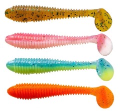 5kom - Gumovni Mamac Crazy Fish Vibro Fat 8cm
