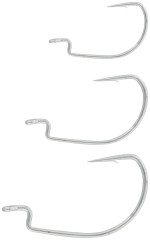 5kom - Jig glava Westin Magic Minnow Weedless Jig WideGap Hook Srebrna