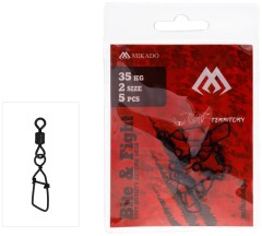 5kom - Vrtilica Rolling S Prstenom Mikado Crni Mat