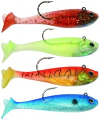 5ks - Gumová Nástraha s Háčkem ICE Fish 5cm 6gr