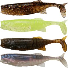 5ks - Gumová Nástraha Savage Gear Ned Minnow 7,5cm 4,5gr F