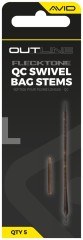 5ks - Koncová Montáž Avid Outline FleckTone Long Bag Stem - QC