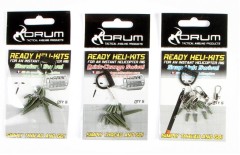 5ks - Koncová Montáž Korum Ready Heli-Kits Standart Swivel