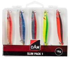 5ks - Sada Pilkerů DAM Slim Pack 8cm/18gr