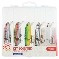 5ks - Sada Wobblerů Sert Kit Srt Jointed Suspending X5 10gr 80mm