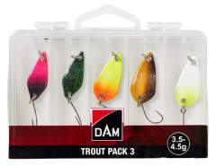 5ks - Set voblera DAM Trout Pack 3,5-4,5gr