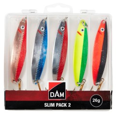 5ks - Trblietka DAM Slim Pack Box 2 9cm 26g Assorted