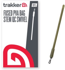 5ks - Tyčinka do Inline Zátěží Trakker Fused PVA Bag Stem QC Swivel