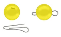 5ks - Vymeniteľná jigová záťaž Kamatsu (čeburaška) žltá 20gr 5ks - Vymeniteľná jigová záťaž Kamatsu (čeburaška) žltá 20gr