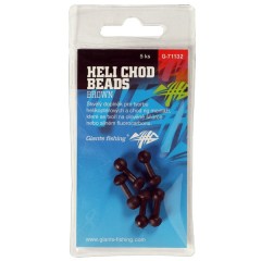 5ks - Zarážky Giants Fishing Heli-Chod Beads Brown 5ks - Zarážky Giants Fishing Heli-Chod Beads Brown
