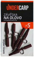 5ks - Závěska na olovo vysokopevnostní UnderCarp Hnědá 5ks - Závěska na olovo vysokopevnostní UnderCarp Hnědá