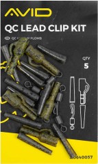 5ks - Závěsky Avid Carp QC Lead Clip Kit