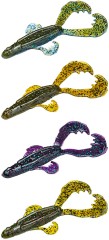 6 kom - Gumena Mamac Strike King Rage Space Monkey 10cm