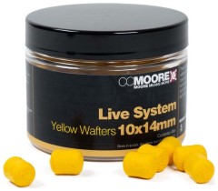 65ks - Boilie CCMoore Live System Žuti Dumbell Wafters 10x14mm