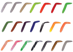 6ks - Červ Iron Trout Baco 4cm 6ks - Červ Iron Trout Baco 4cm