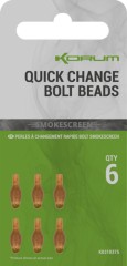 6ks - Korálky Korum Smokescreen Quick Change Bolt Beads