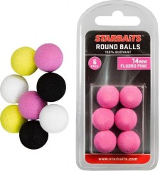 6ks - Plovoucí Kulička Starbaits Round Balls 14mm
