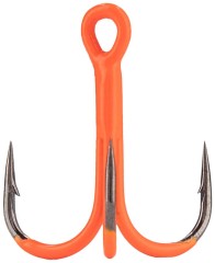 6ks - Trojháčiky Mikado Jaws UV Oranžové