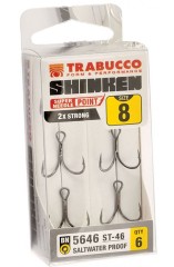 6ks - Trojháčky Trabucco Shinken ST-46 6ks - Trojháčky Trabucco Shinken ST-46