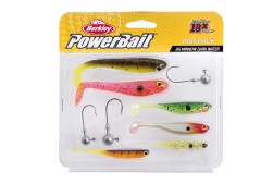 7ks - Súprava Nástrah Berkley Pro Pack Jig Minnow Dark Water