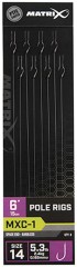 8kom - Gotovi Predvez Matrix MXC-1 Standard Pole Rigs Barbless