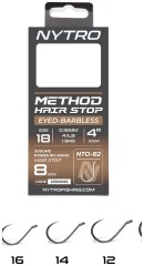 8kom - Gotovi Predvez Nytro NTO-B2 Barbless Method Quick-Stop #18/0,15mm/4,1lb