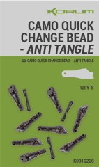8kom - Klip Korum Camo Quick Change Bead - Anti Tangle