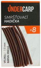 8kom - Termoskupljajuća cijev UnderCarp Shrink Tube smeđa 2,0mm