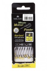 8ks - Gotova Čarapa Mikado Method Feeder RIG 10cm W/BAIT BAND