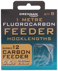 8ks - Hotový Náväzec Drennan Fluorocarbon Carbon Feeder