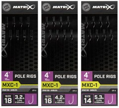8ks - Hotový Návazec Matrix MXC-1 4” Rigs 8ks - Hotový Návazec Matrix MXC-1 4” Rigs